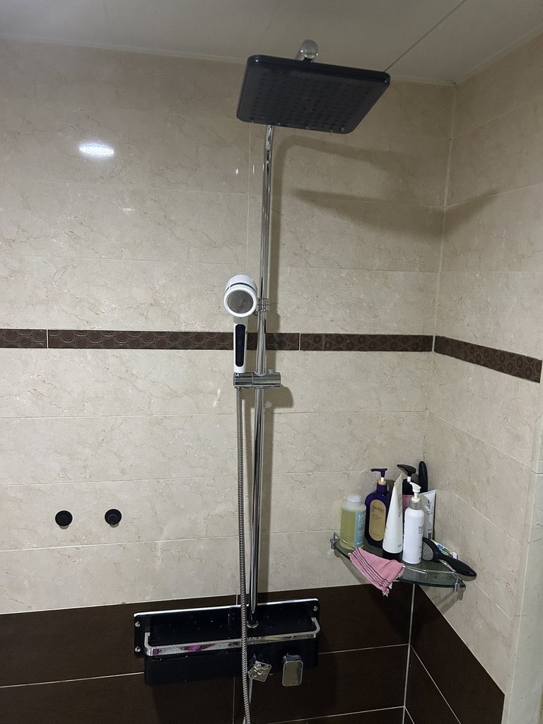 청주 해바라기샤워기와 샤워 수전 설치 사진